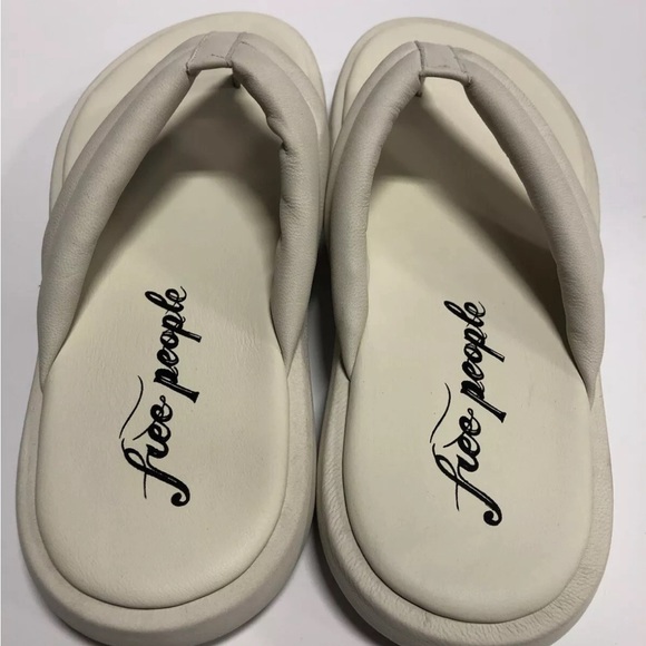 Free People Women’s Wonderland Sandal White EU39.5 US9.5 M - Picture 4 of 6